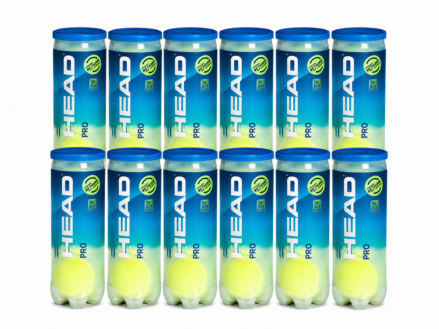 Pack de 12 Tarros de Pelotas Head Pro