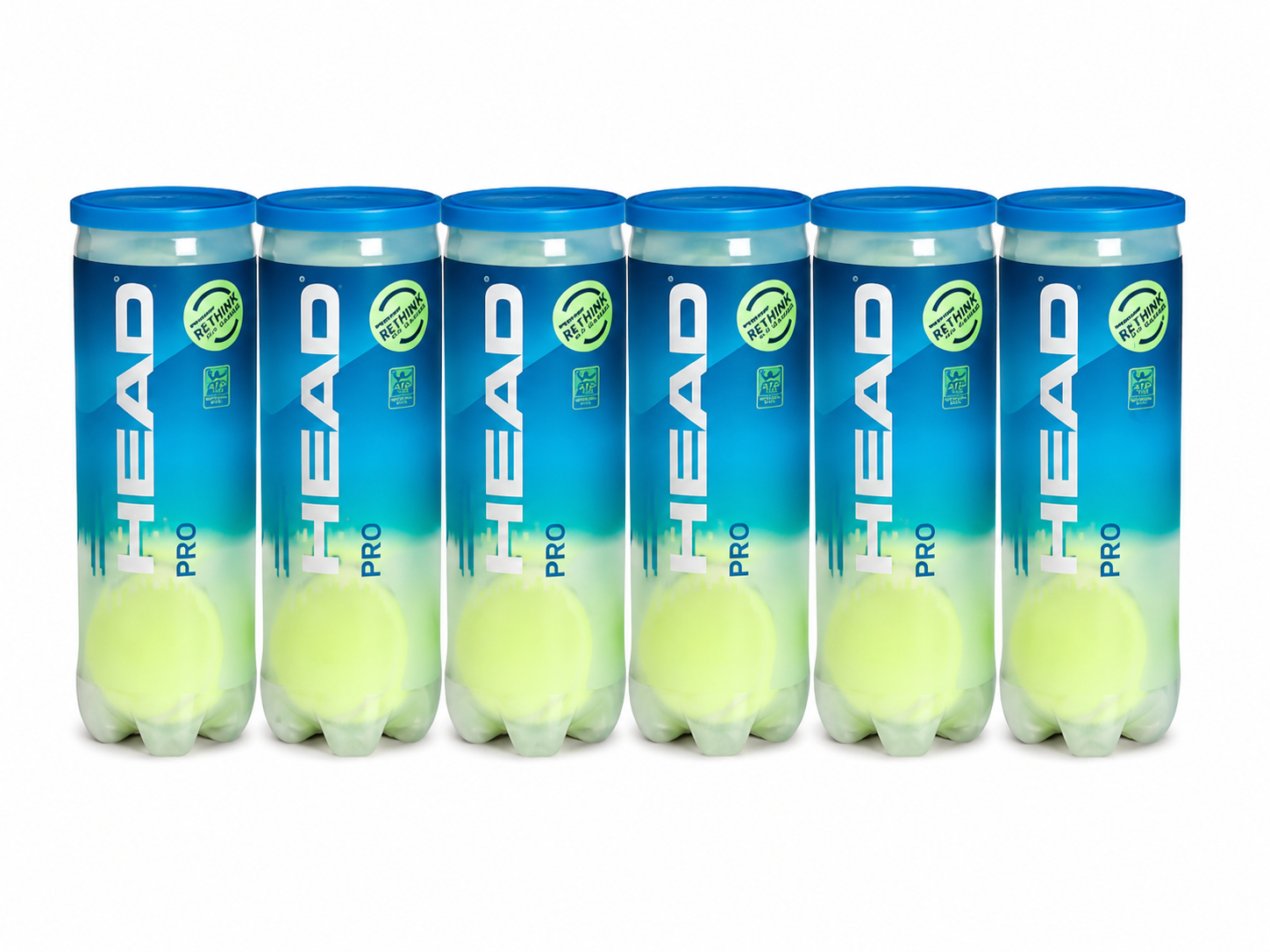Pack de 6 Tarros de Pelotas Head Pro