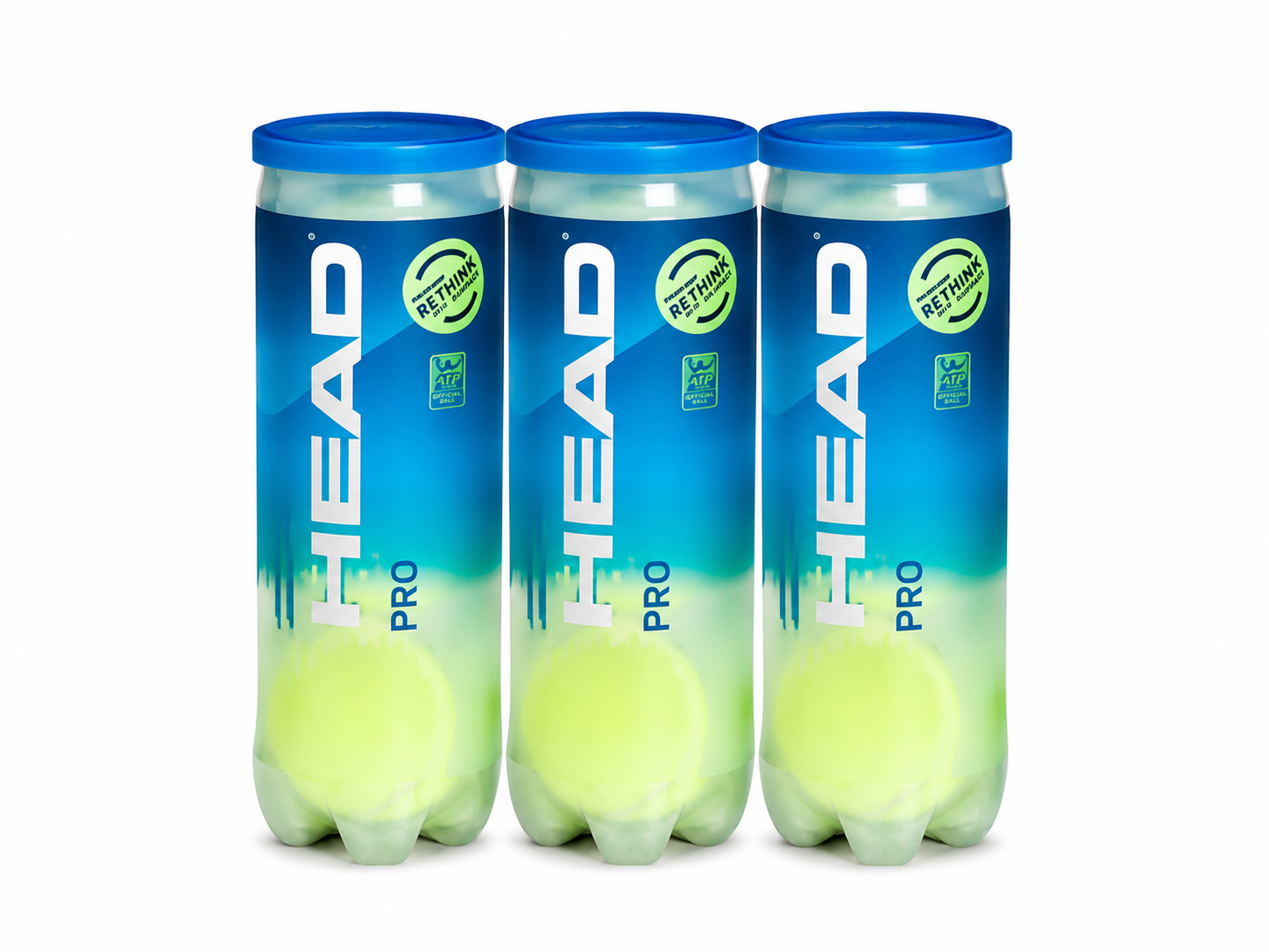 Pack de 3 Tarros de Pelotas Head Pro